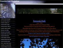 Tablet Screenshot of fenwickhall.com